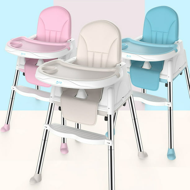 Adjustable 3 in 1 Baby Highchair Infant High Feeding Seat Toddler Table Chair US 